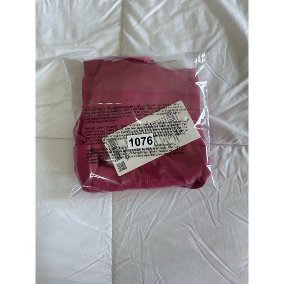 New Lululemon Wunder Train HR Tight 25" w/ Pockets Size 8 Raspberry Coulis $128 - Picture 12 of 12